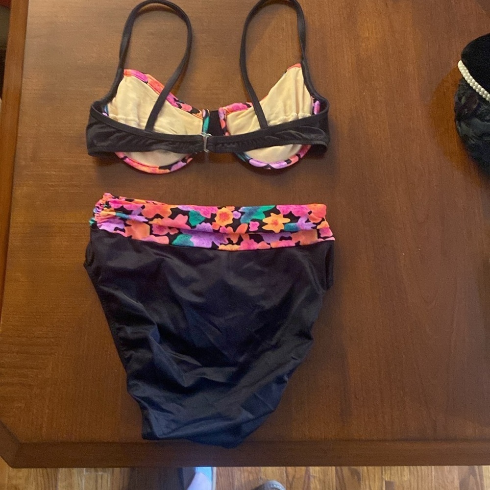 90s hi waisted bikini swimsuit size 9/10 - Picture 2 of 5